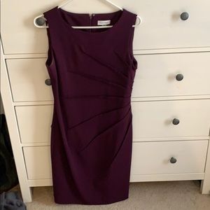 Plum Calvin Klein dress